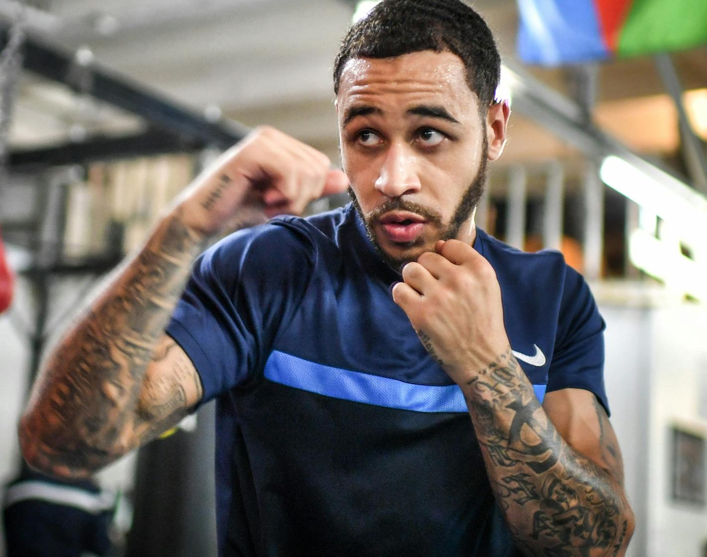 "I did what I did and I served my time for it. And I'm trying to come home now and do the right thing."
Keegan Rolenc, above, working out at the Circle of Discipline boxing gym in Minneapolis
