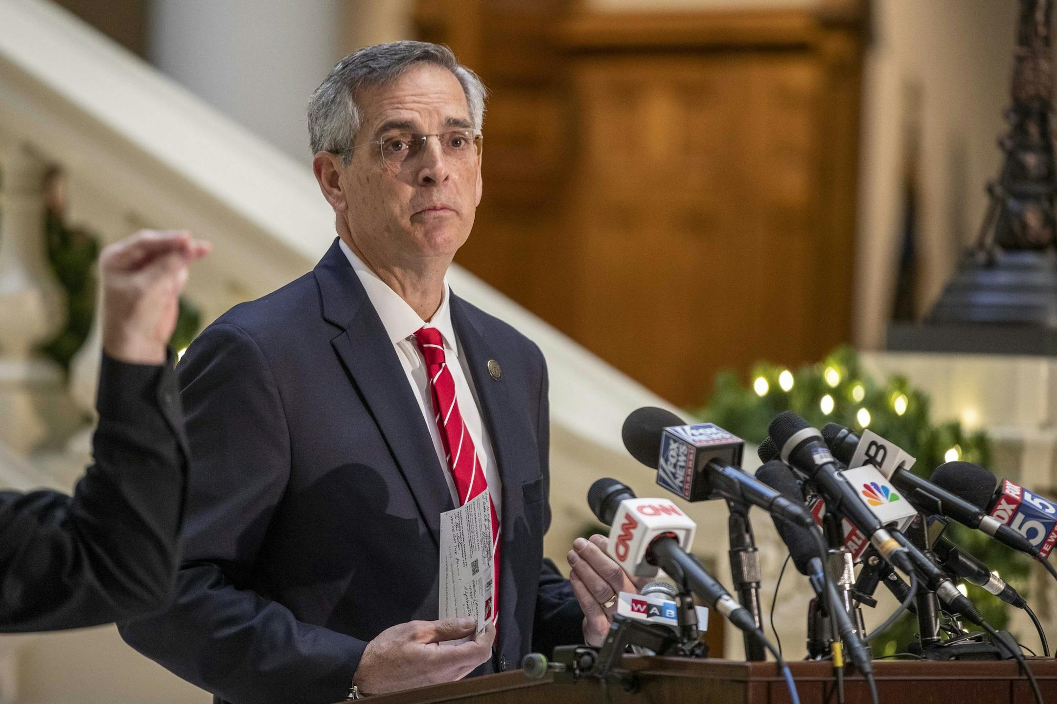 Georgia Secretary of State Brad Raffensperger.