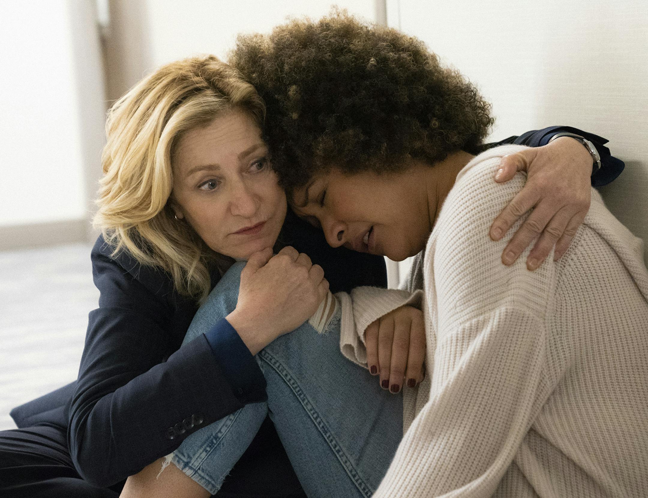 Edie Falco and Olivia Lucy Phillip in "Tommy."