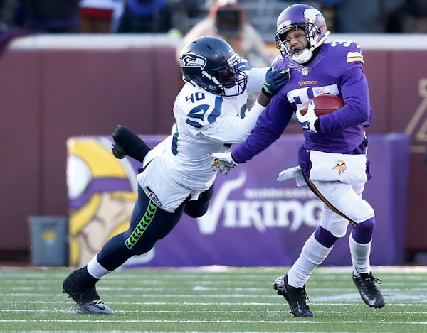 Vikings cornerback and special teams standout Marcus Sherels