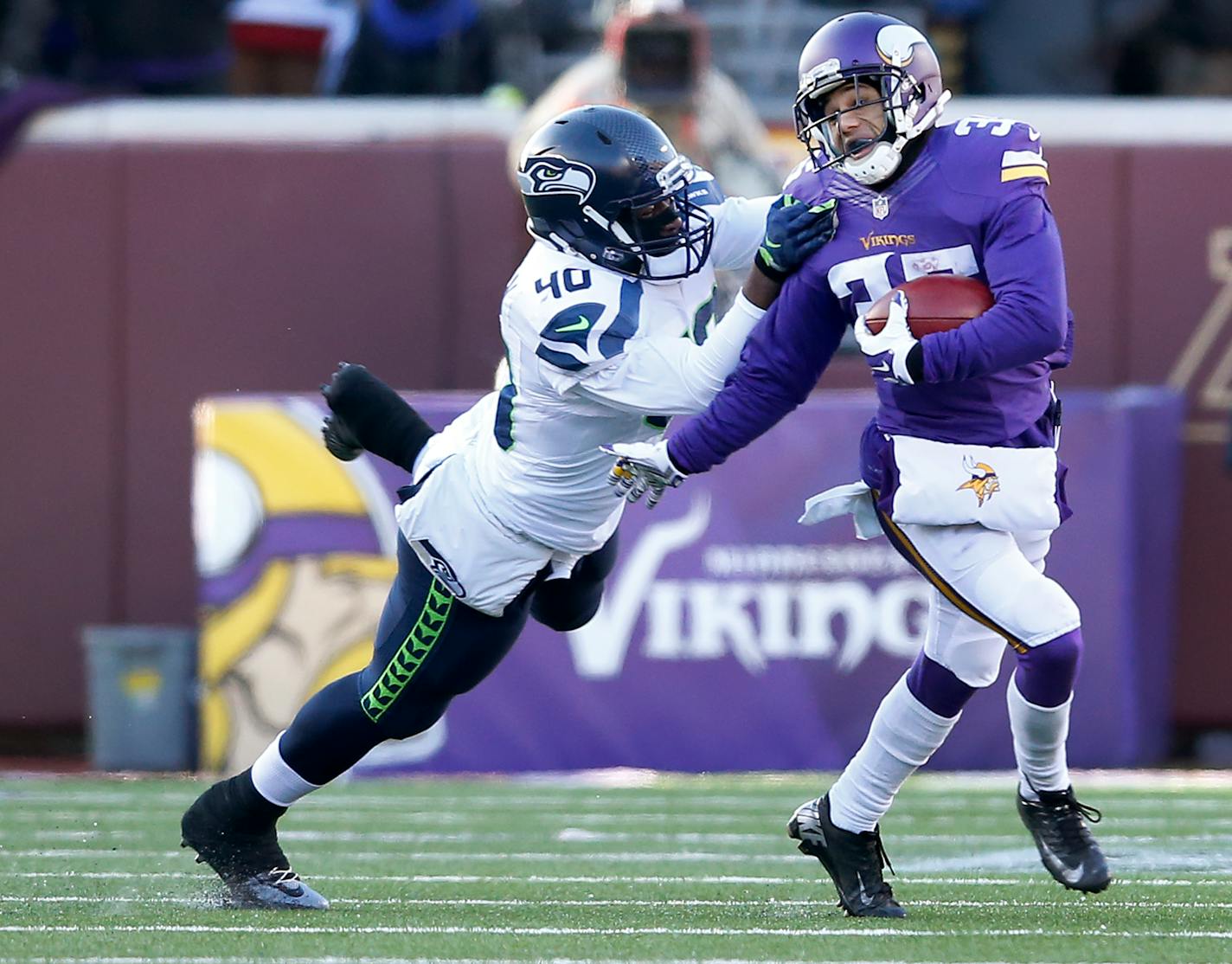 Vikings cornerback and special teams standout Marcus Sherels