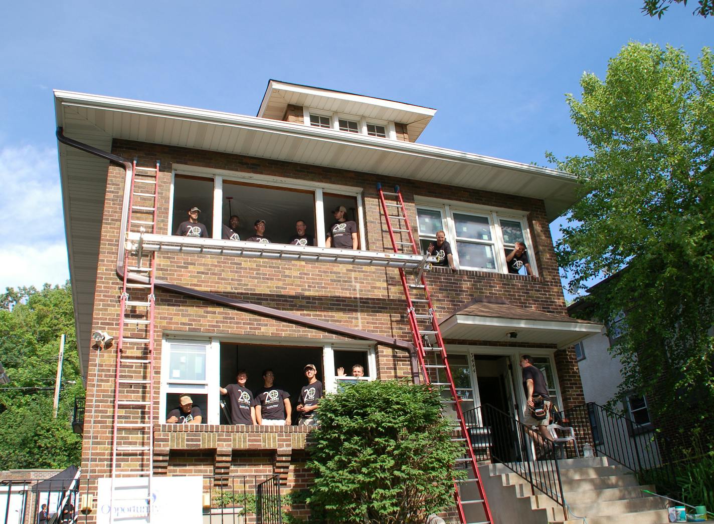 Renewal by Andersen performed an $89,000, one-day replacement-window upgrade this month of Opportunity Partners' Jorgensen House residential facility in south Minneapolis for people with developmental disabilities.