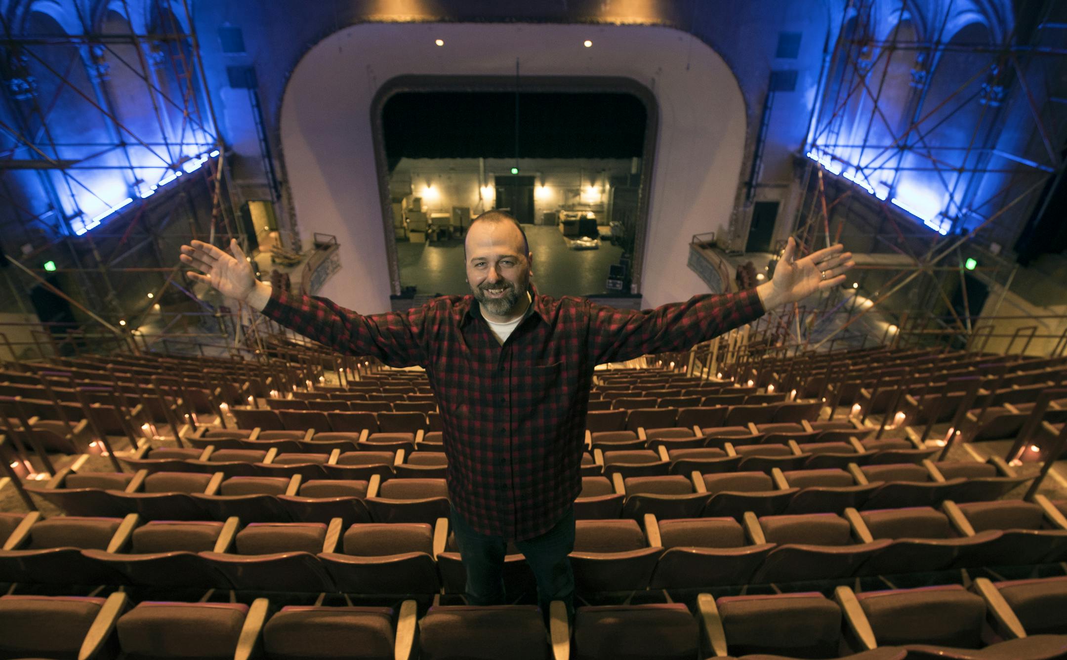 Nate Kranz at St. Paul&#x2019;s Palace Theatre. &#x201c;He&#x2019;s old-school for a younger guy, and that characteristic is missing from the modern music industry,&#x201d; said veteran promoter Andy Cirzan.