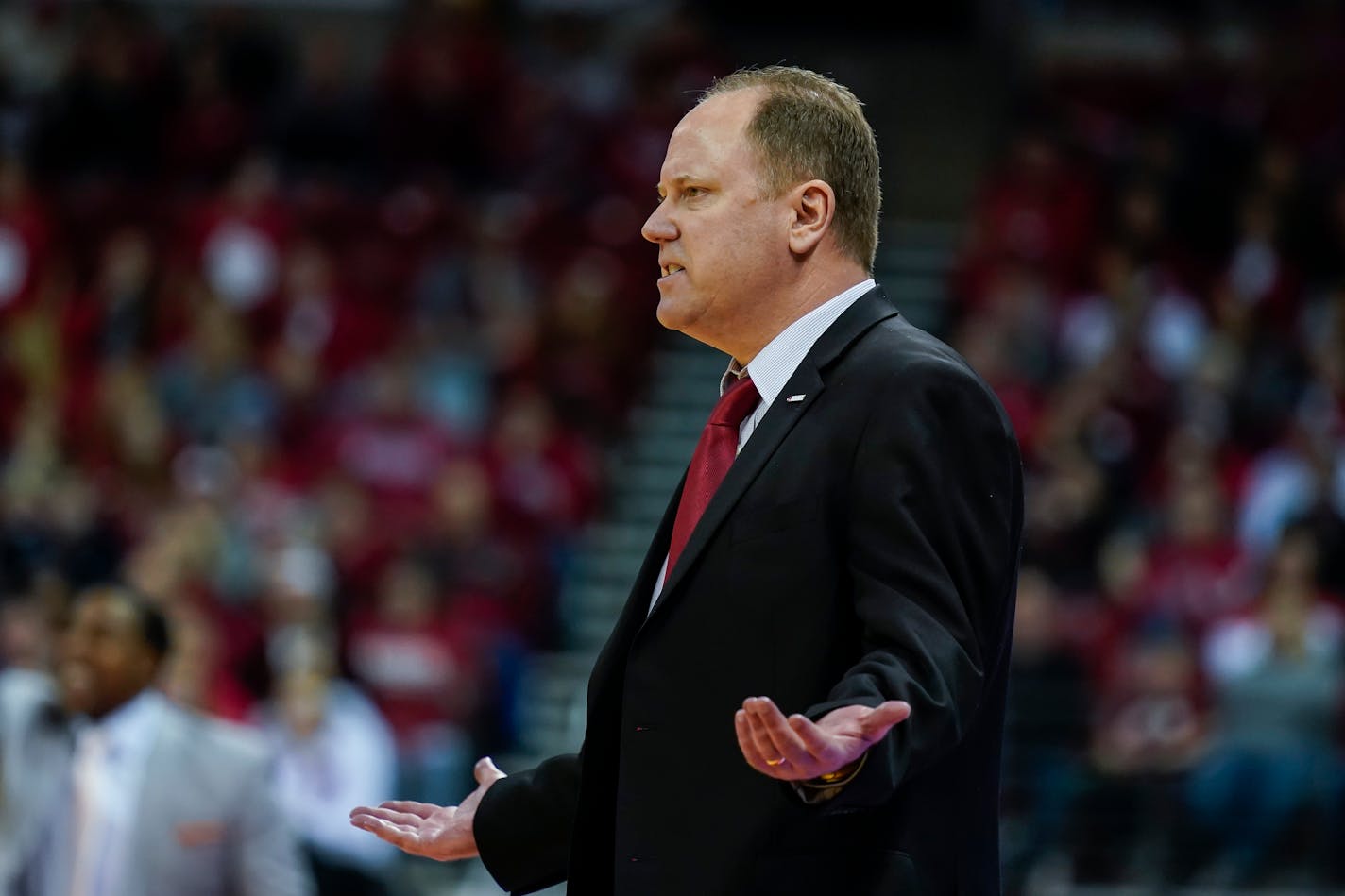 Wisconsin head coach Greg Gard.