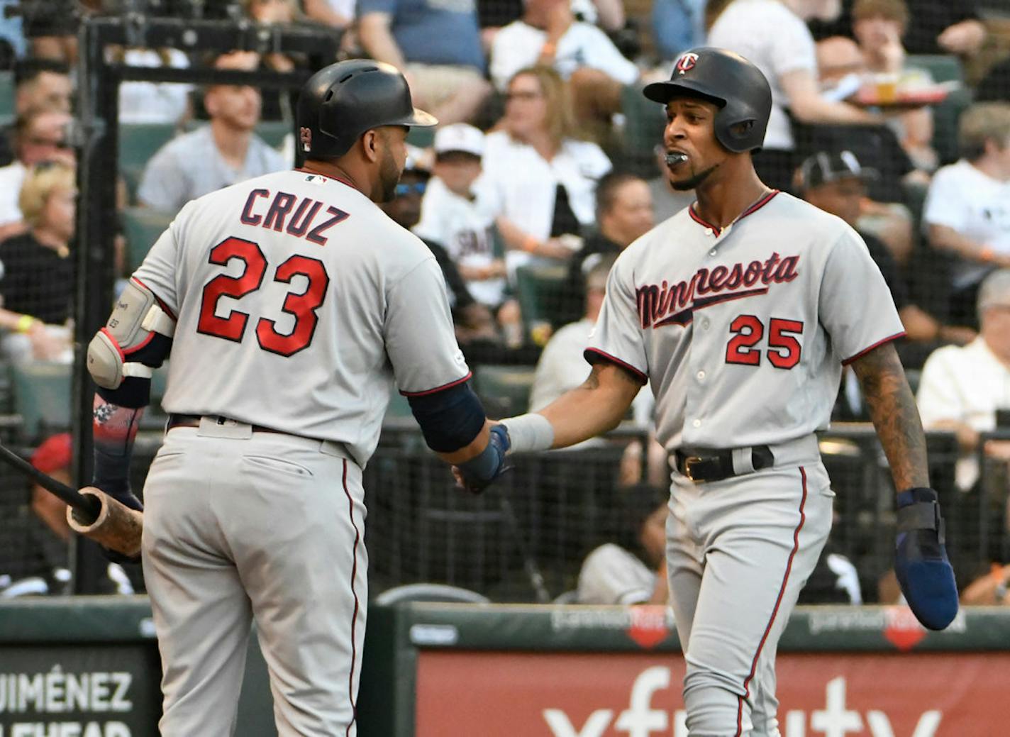 Nelson Cruz and Byron Buxton.