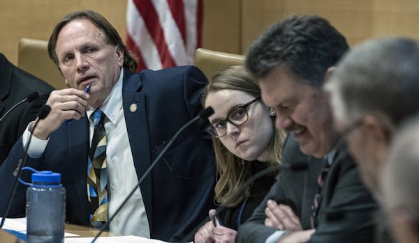 Minnesota State Senator James J. Abeler II led a hearing where DHS unveiled plans to improve the state's $3 billion assistance program for people with