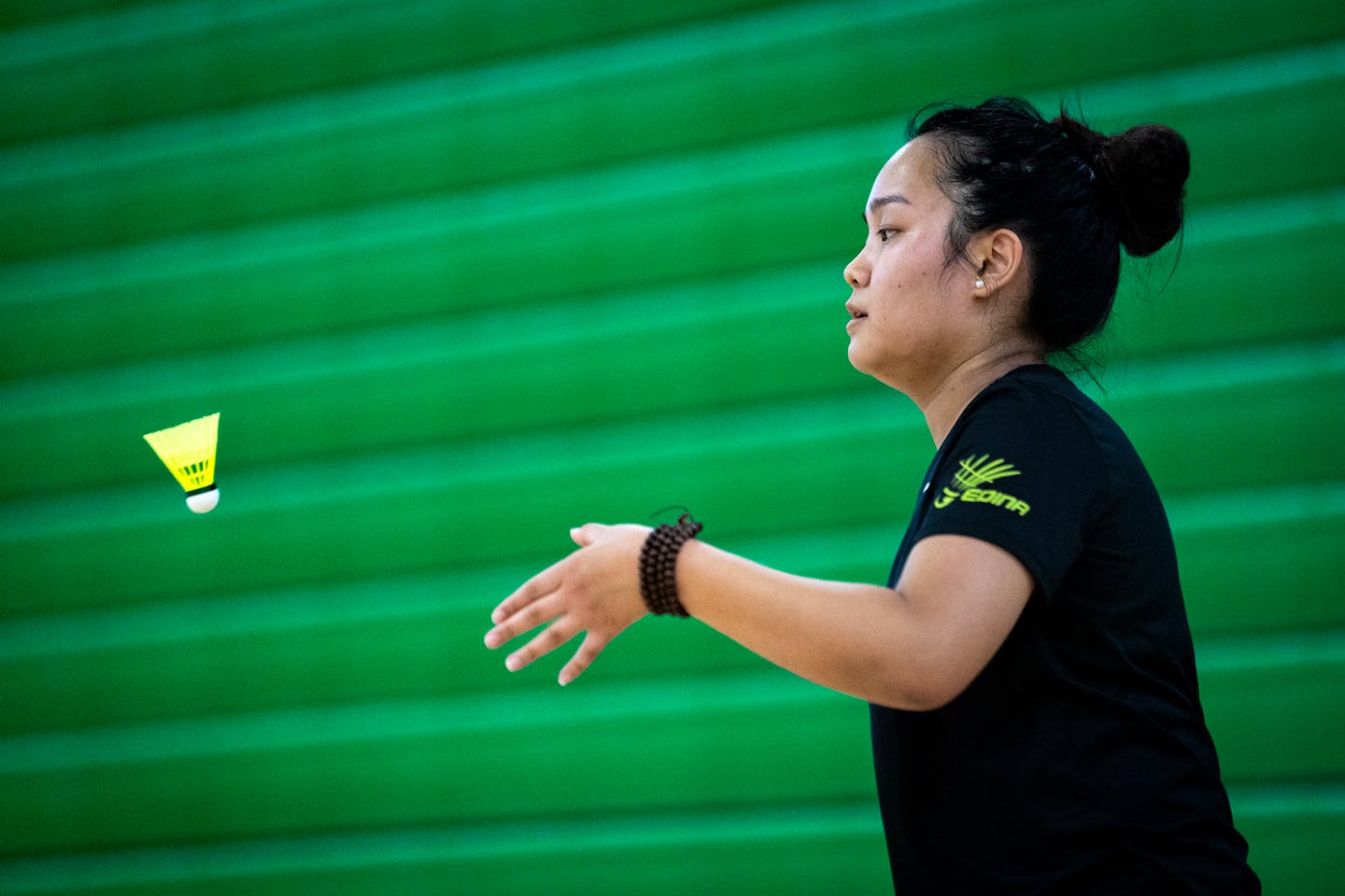 Tenzin Tsephel helped Edina win the team championship at the badminton state tournament.