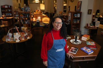 Mary Taris, owner of Strive Bookstore, at her shop on Nicollet Mall in downtown Minneapolis.