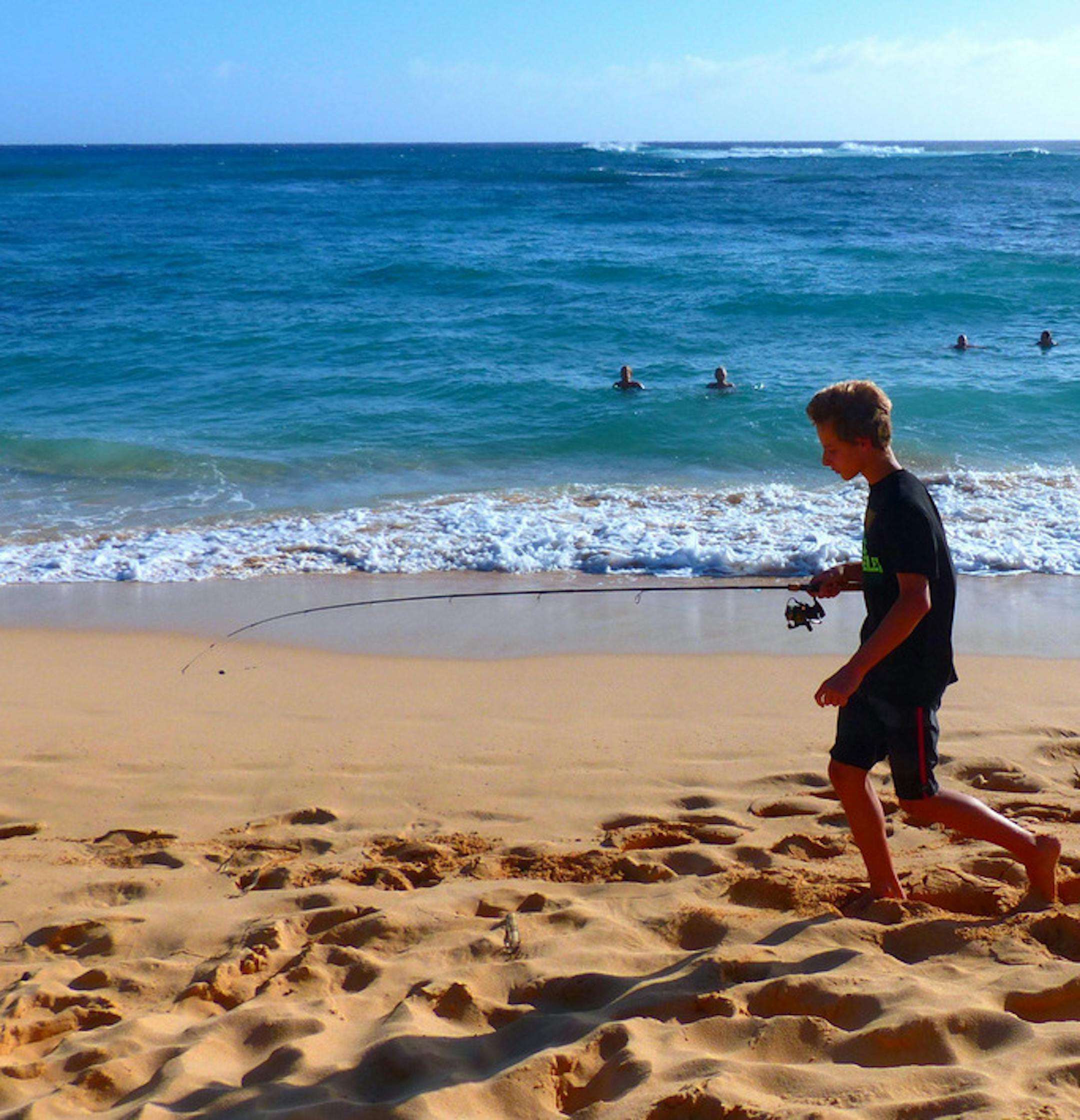 Pictured in this file image is Kiahuna Beach on Kaua's South Shore. Three Hawaiian Islands are considering "resort bubbles," where visitors can quarantine at hotel properties. (Daniel Beekman/The Seattle Times/TNS) ORG XMIT: 1727906