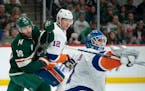 Left winger Jason Zucker (16) and Wild, coming off a 3-2 overtime loss to the New York Islanders on Sunday, have to regroup in the Western Conference 