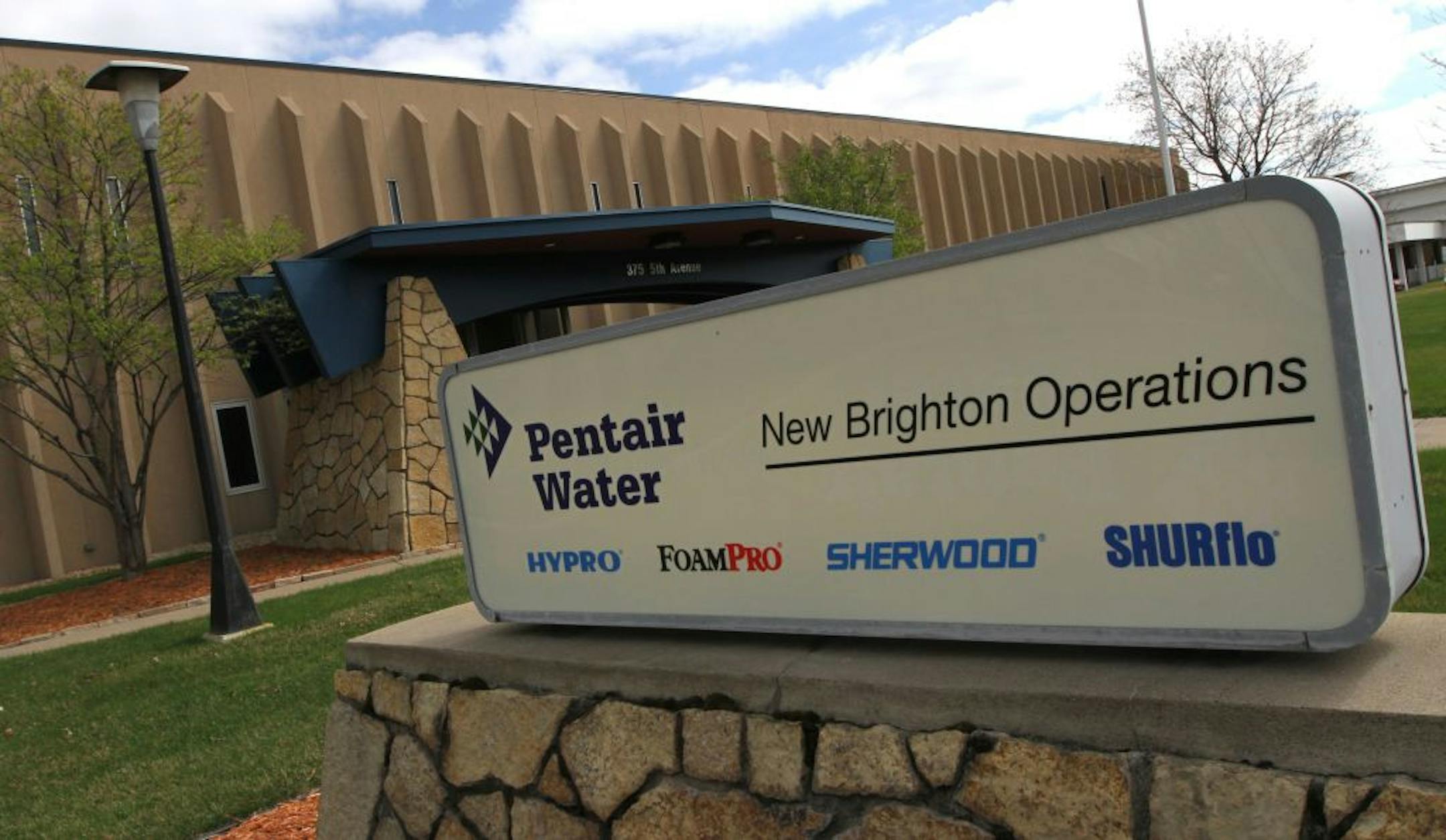 Pentair New Brighton assembly plant on 3/28/2010.