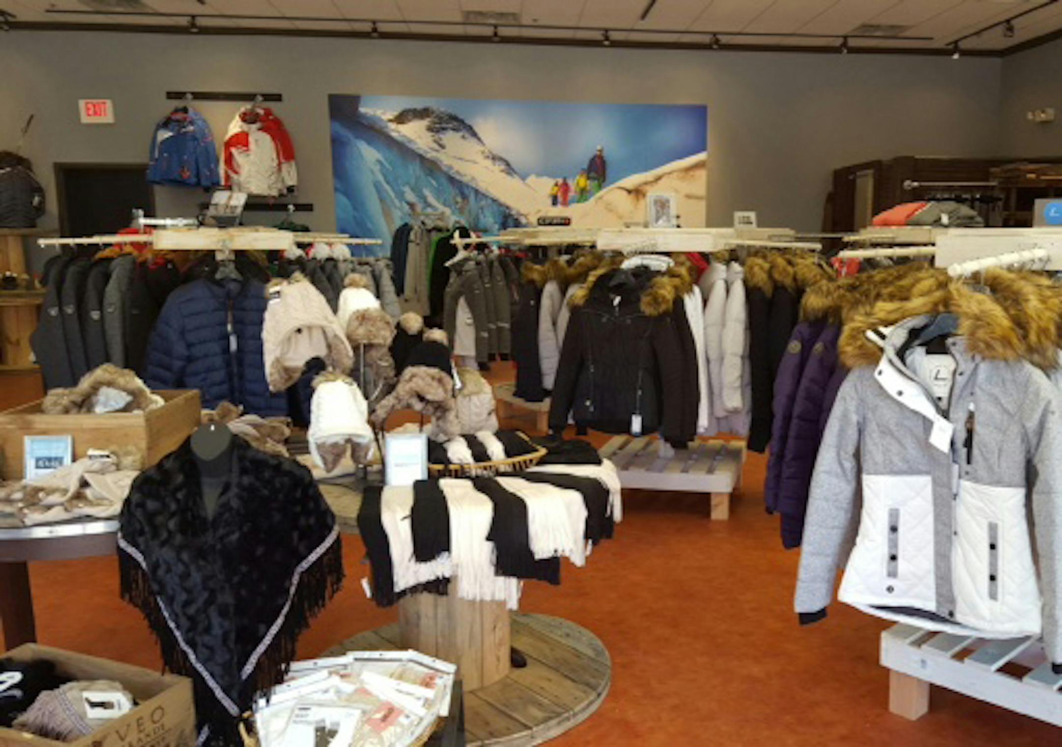 Dec: Outerwear from the winter collection from the Peak, a store that carries the Finnish brands Luhta and Icepeak in Albertville. PROVIDED BY THE PEAK