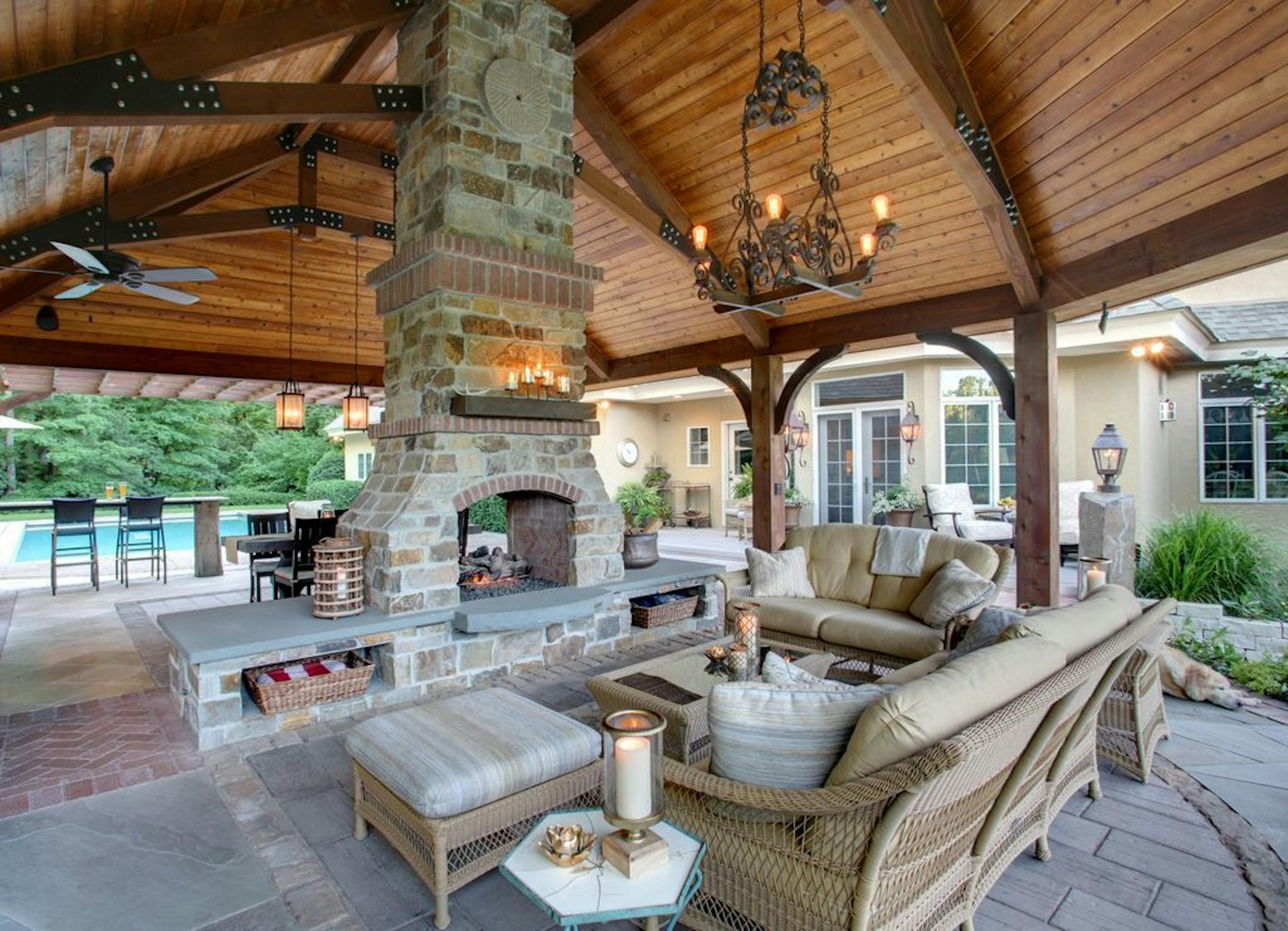 Debbie and Scott Grieve recently added this outdoor space to their Deephaven home.