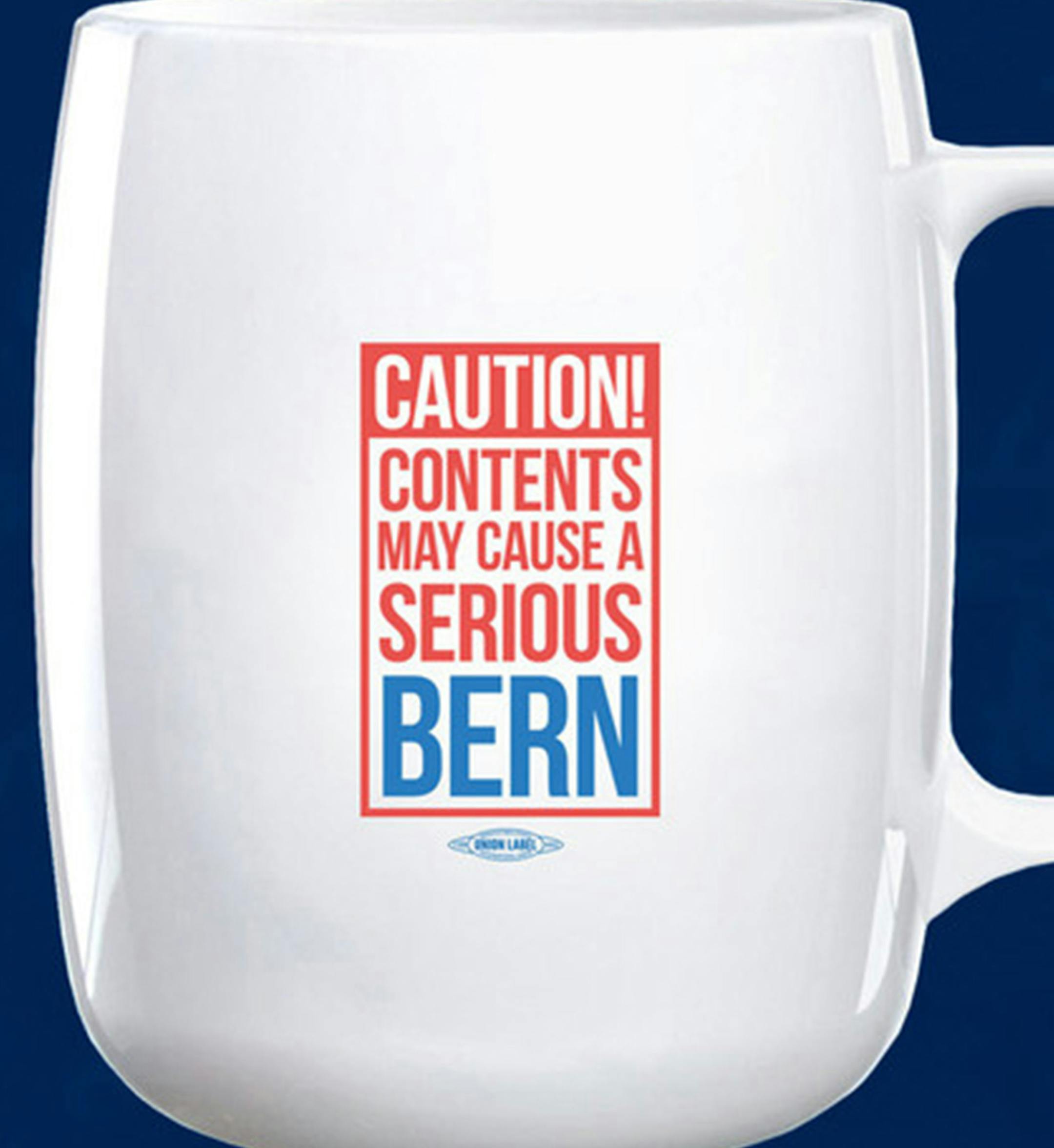 Berne Sanders' campaign site offers a coffee mug for $15. (berniesanders.com)