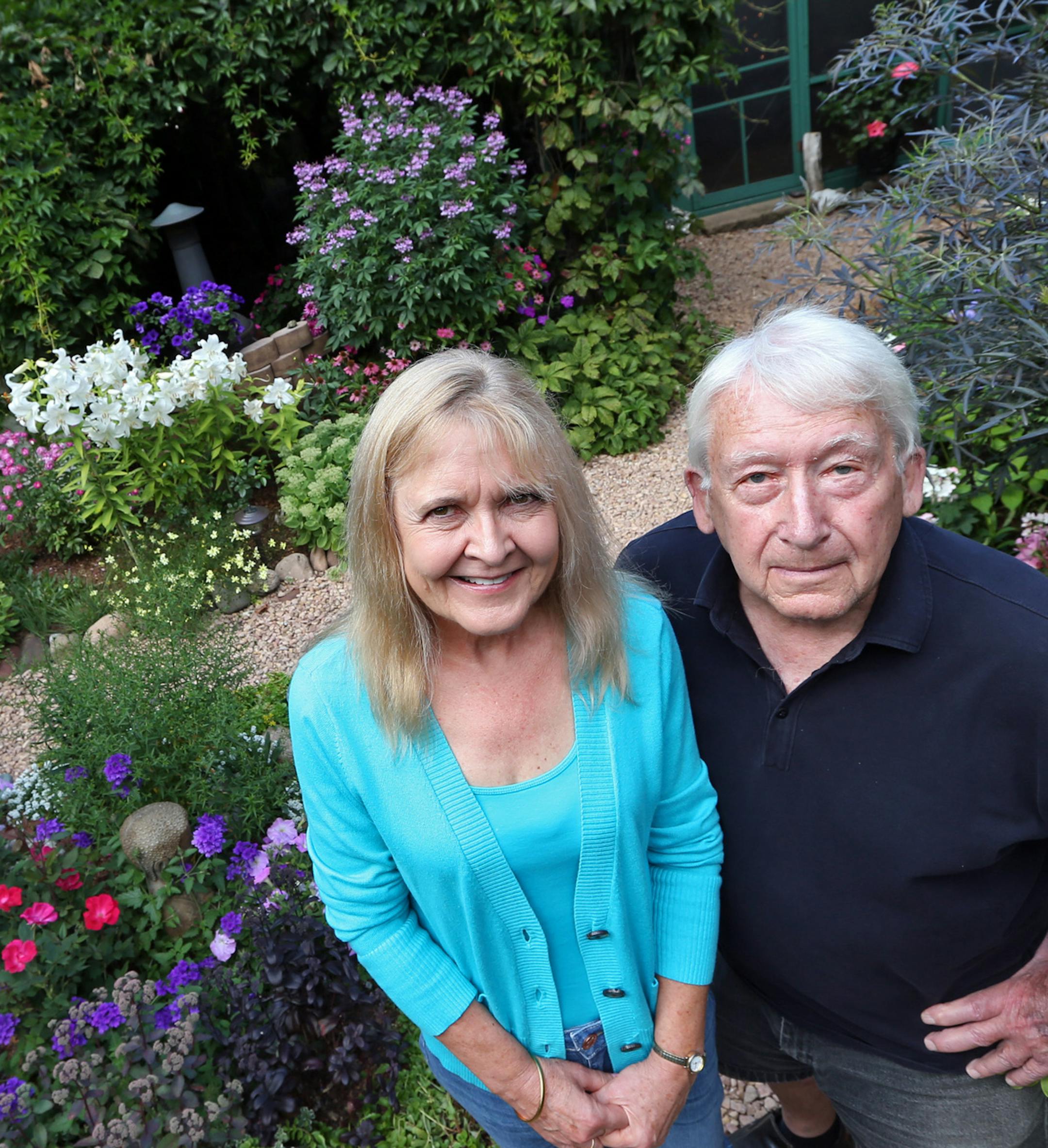 Alice Menge, Dick Sherwood, winners, 2013 beautiful garden - 8/13/13