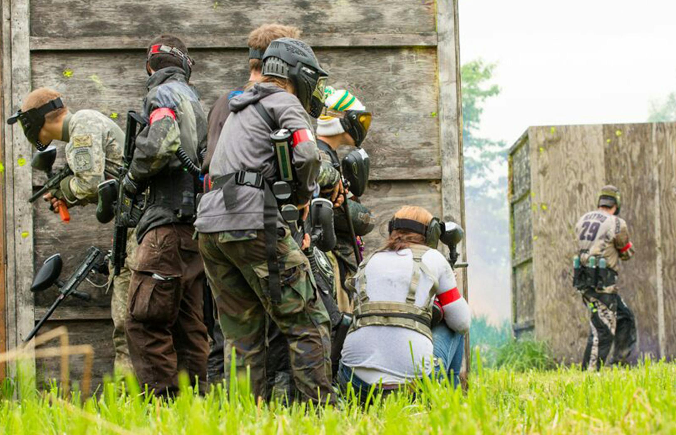 Paintball was also part of the 2014 Challenge for Children’s event. Backers say it’s the largest charity paintball event in the Midwest.