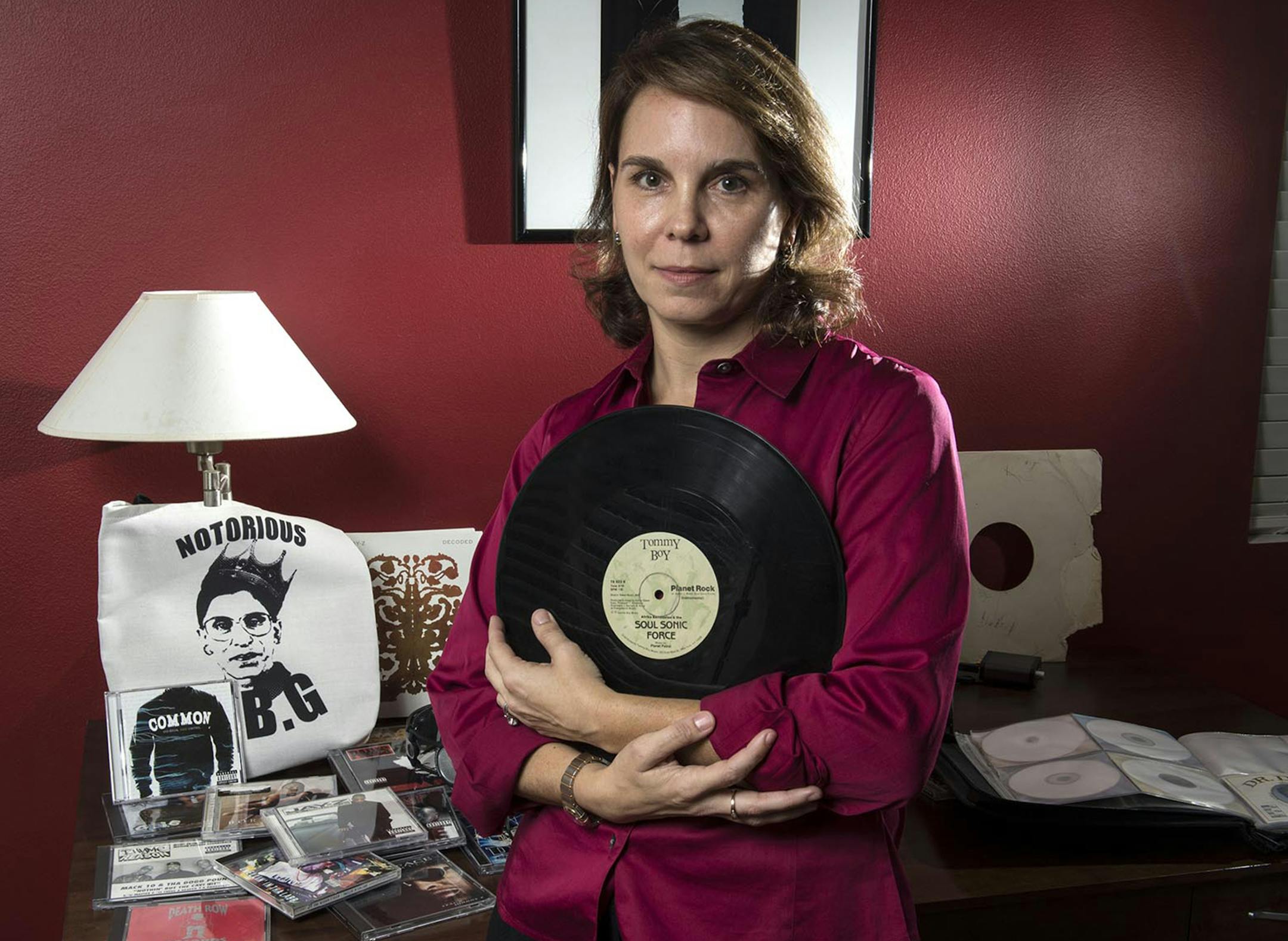 Charis Kubrin is professor of criminology, law and society at UC Irvine. Her research focuses on rap and hip hop music. (Ed Crisostomo/Orange County Register/TNS) ORG XMIT: 1178735