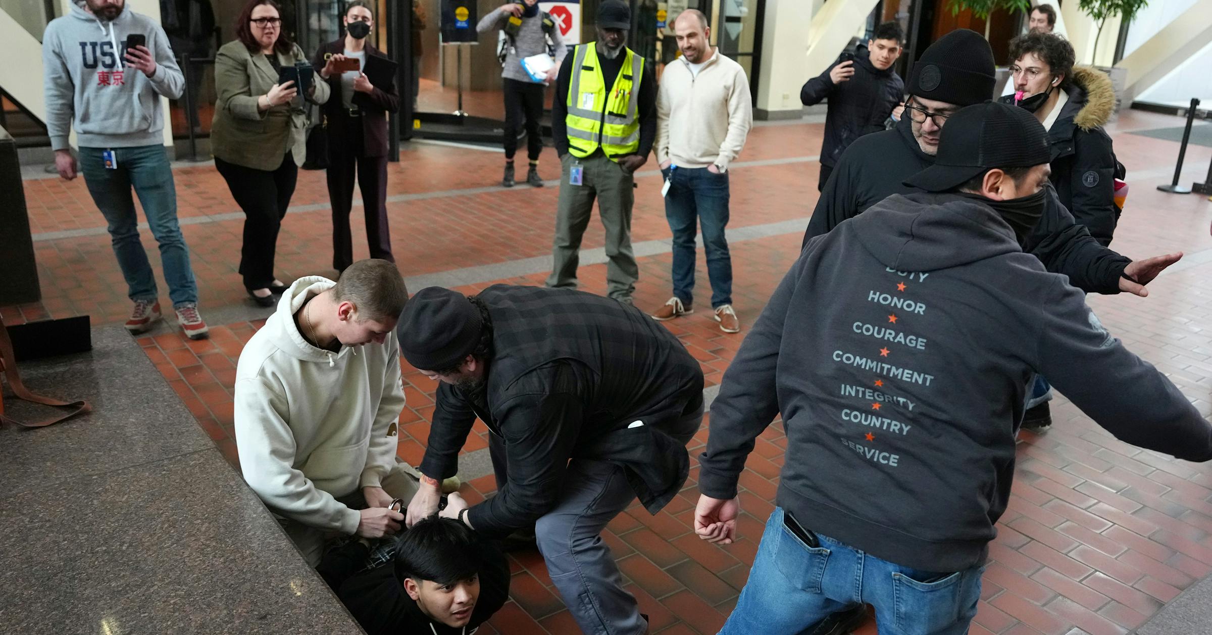 Judge Frees Man from Government Center Chaos
