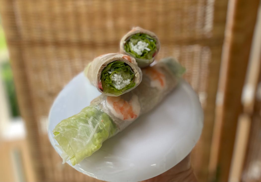 Cool, fresh and easy to grab on the go: spring rolls are perfect for the dog days of summer.