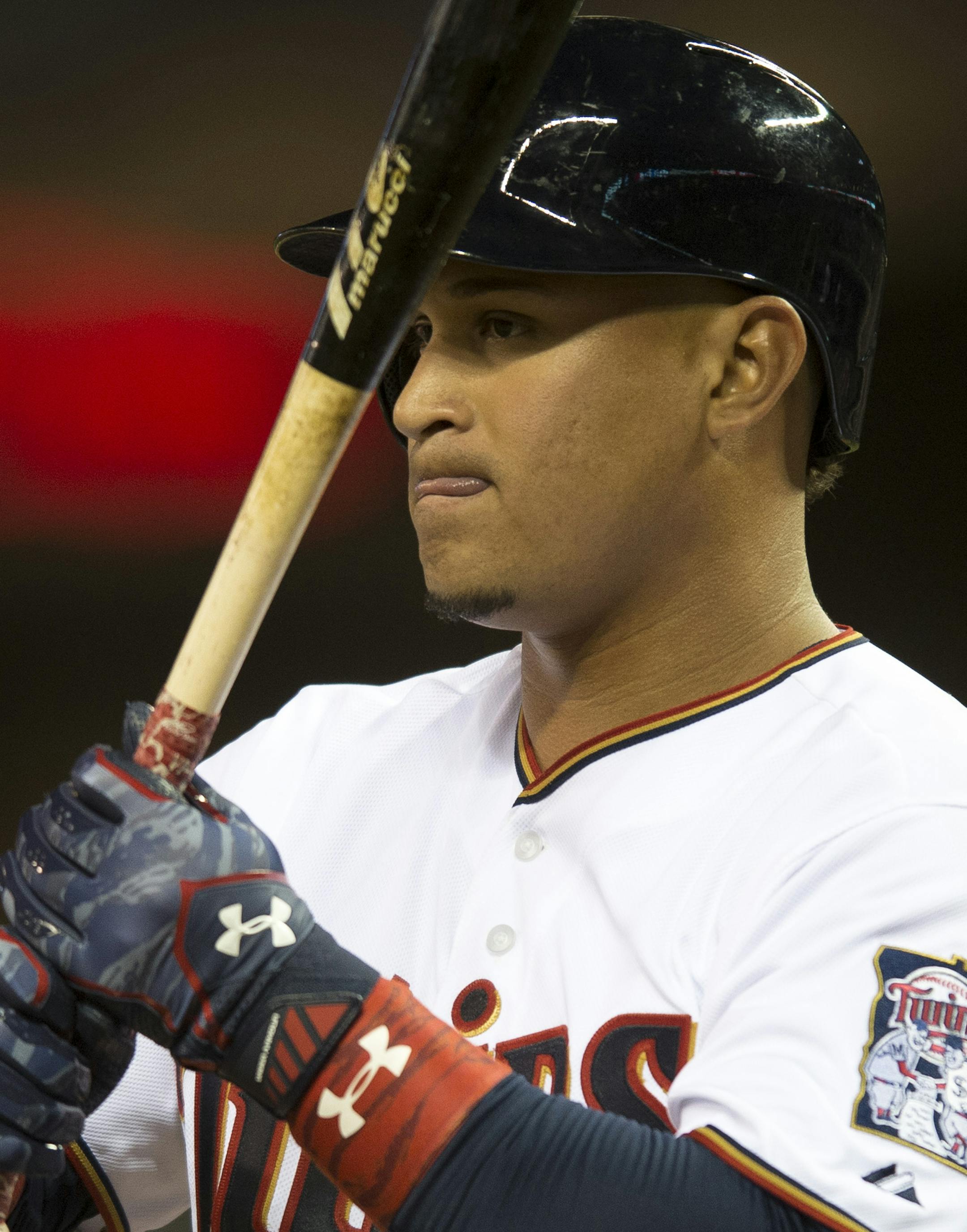 Twins left fielder Oswaldo Arcia