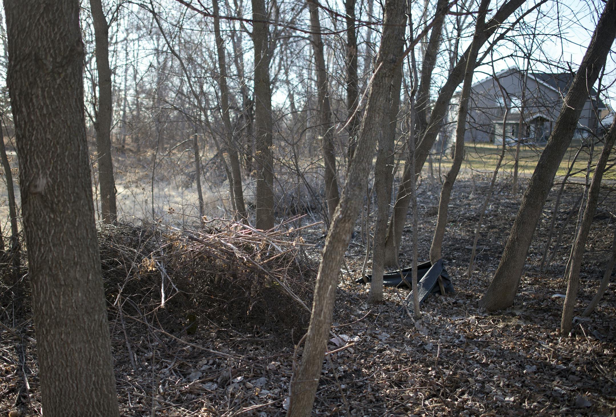 A pile of twisted barbed wire and branches sits in a wooded area owned by the local government in the Clearwater Creek neighborhood. ] (Aaron Lavinsky | StarTribune) Old mattresses, ratty couches, junky refrigerators, mounds of grass clippings and rotting food have all ended up in the wetlands and open space of Lino Lakes. It happens more often than you think, says KC Kye, Lino Lakes Recycling Program Assistant. To stop illegal dumping, the city started hosting an annual recycling day each sprin