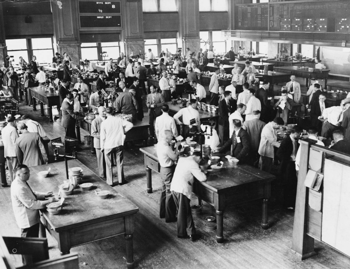 Minneapolis Grain Exchange, Aug. 25, 1940.