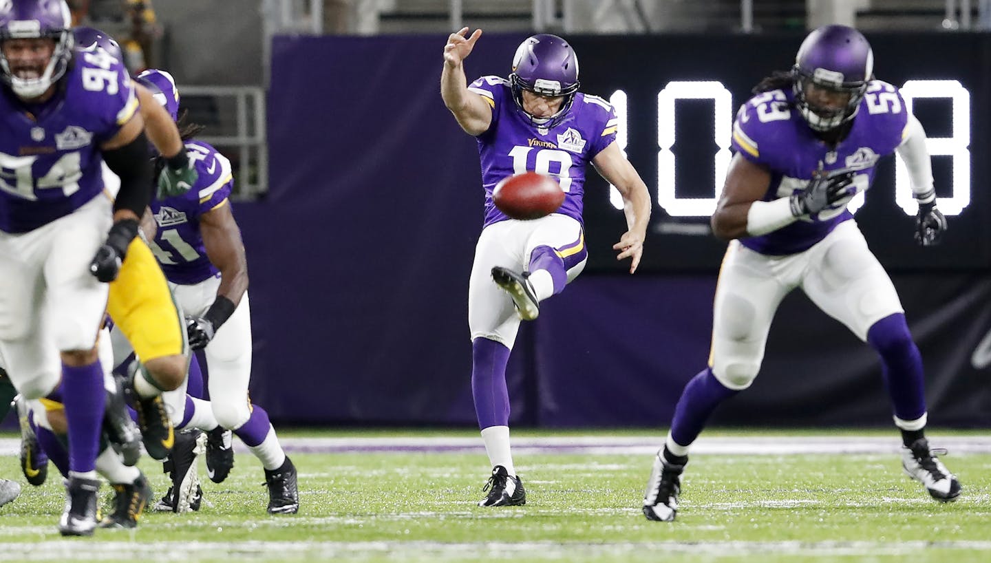 Vikings punter Jeff Locke