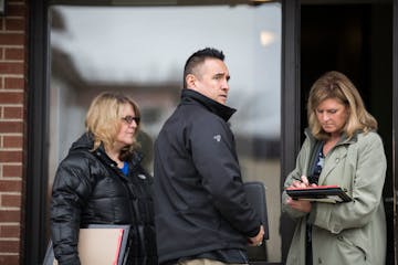 Minneapolis police homicide detectives Sgt. Twila Villella, from left, Sgt. Luis Porras, and Sgt. Ann Kjos investigated a homicide in Minneapolis in 2