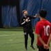 Noel Quinn, director of youth development for Minnesota United's Youth Development Program, worked recently with prospects at the club's training faci
