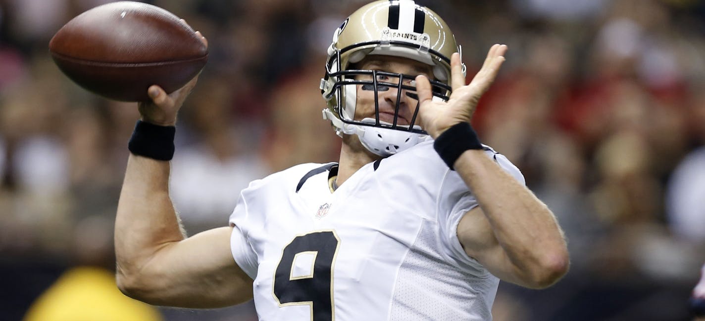 New Orleans Saints quarterback Drew Brees