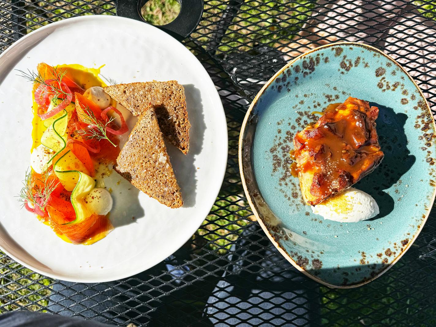 Gravlax and apple cake from Fika at the American Swedish Institute. Credit: Jon Cheng