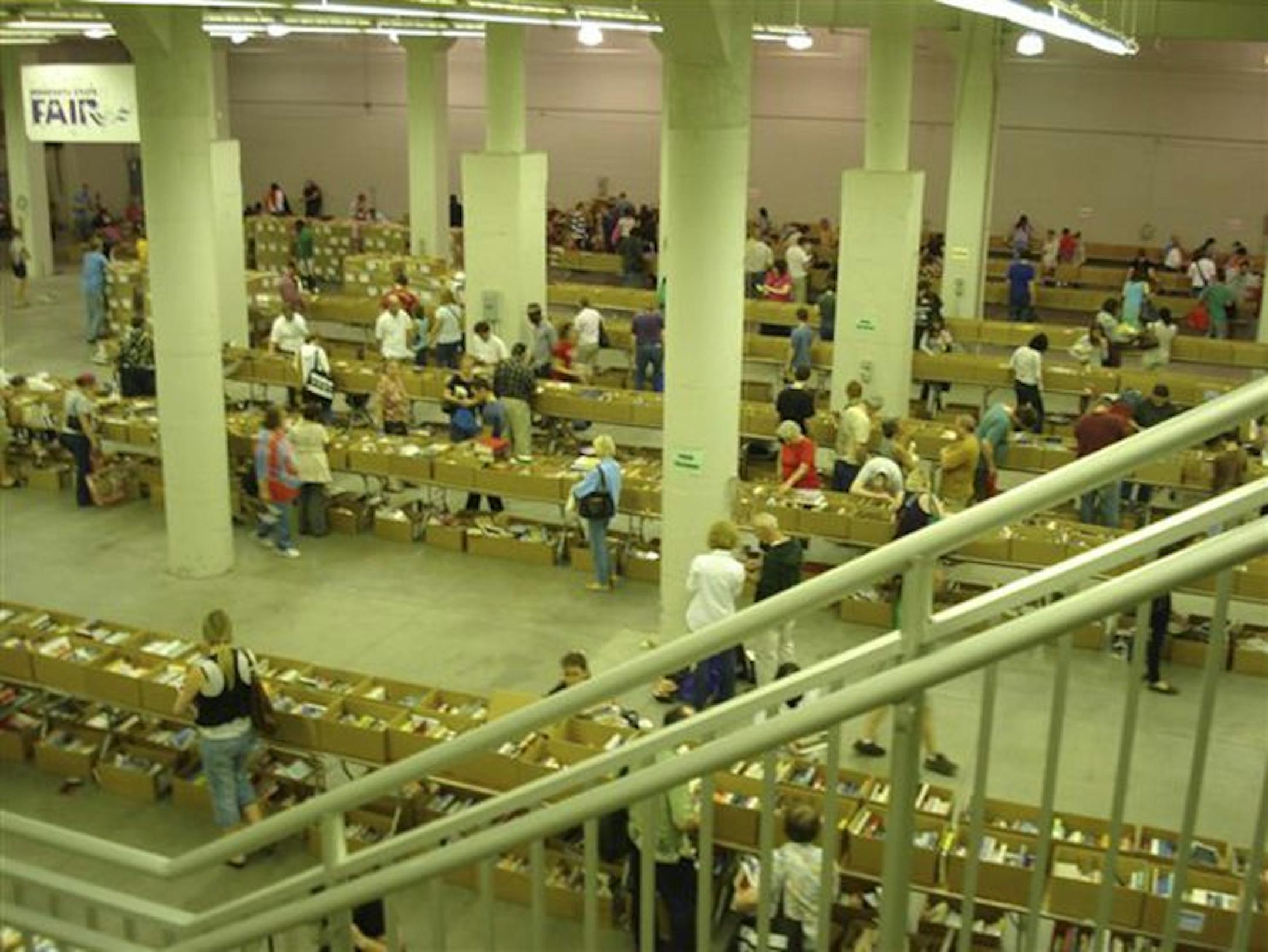 The next Half-Price Books clearance sale will be Oct. 6-7 at the State Fairgrounds grandstand.