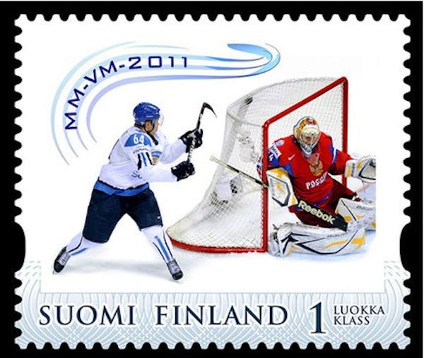 Granlund's Finland fame captured on a stamp - and emoji-style