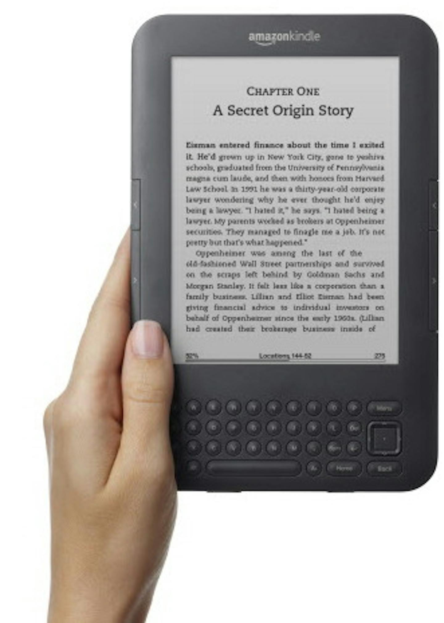 The Amazon Kindle is responsible for bringing E-ink readers to the masses. (Amazon.com/MCT)