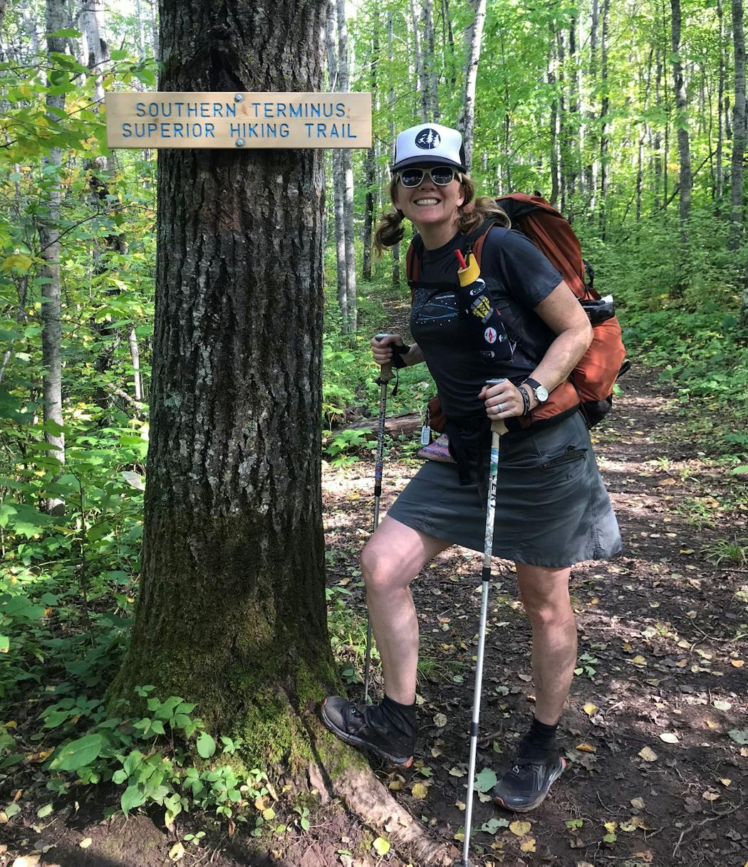 Jen Theisen completed a thru-hike of the Superior Hiking Trail — one of her targeted domains — this summer.
