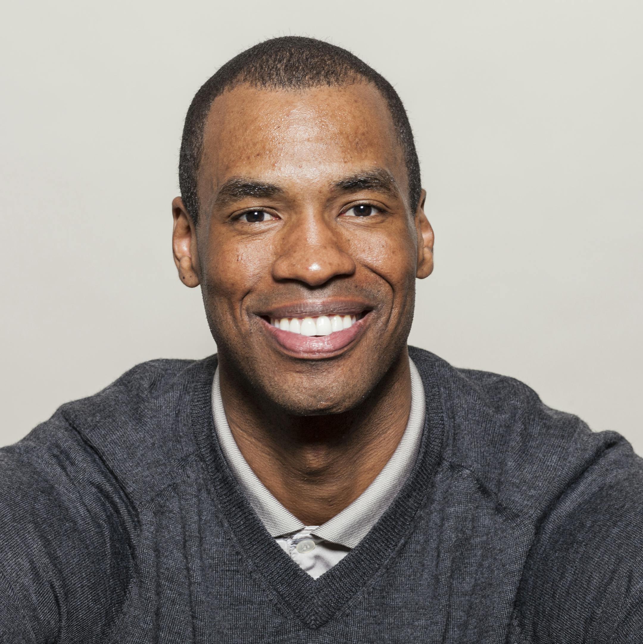 Jason Collins, an NBA player who on Monday became the first openly gay male athlete who is still active in major American team sport, in Los Angeles, April 30, 2013. After his essay was posted on Sports Illustrated on Monday, hundreds of messages of support have been delivered to Collins, including back-to-back phone calls from Oprah Winfrey and President Barack Obama. (Landry Major/The New York Times)
