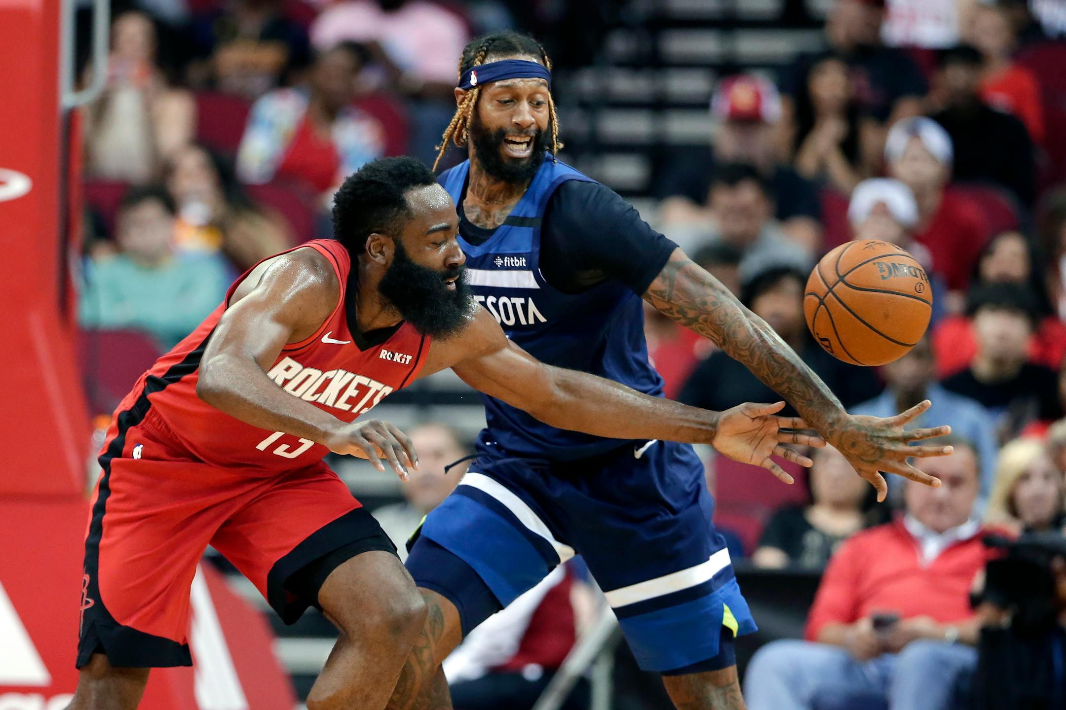 The Timberwolves stayed in Houston after playing the Rockets on Tuesday.