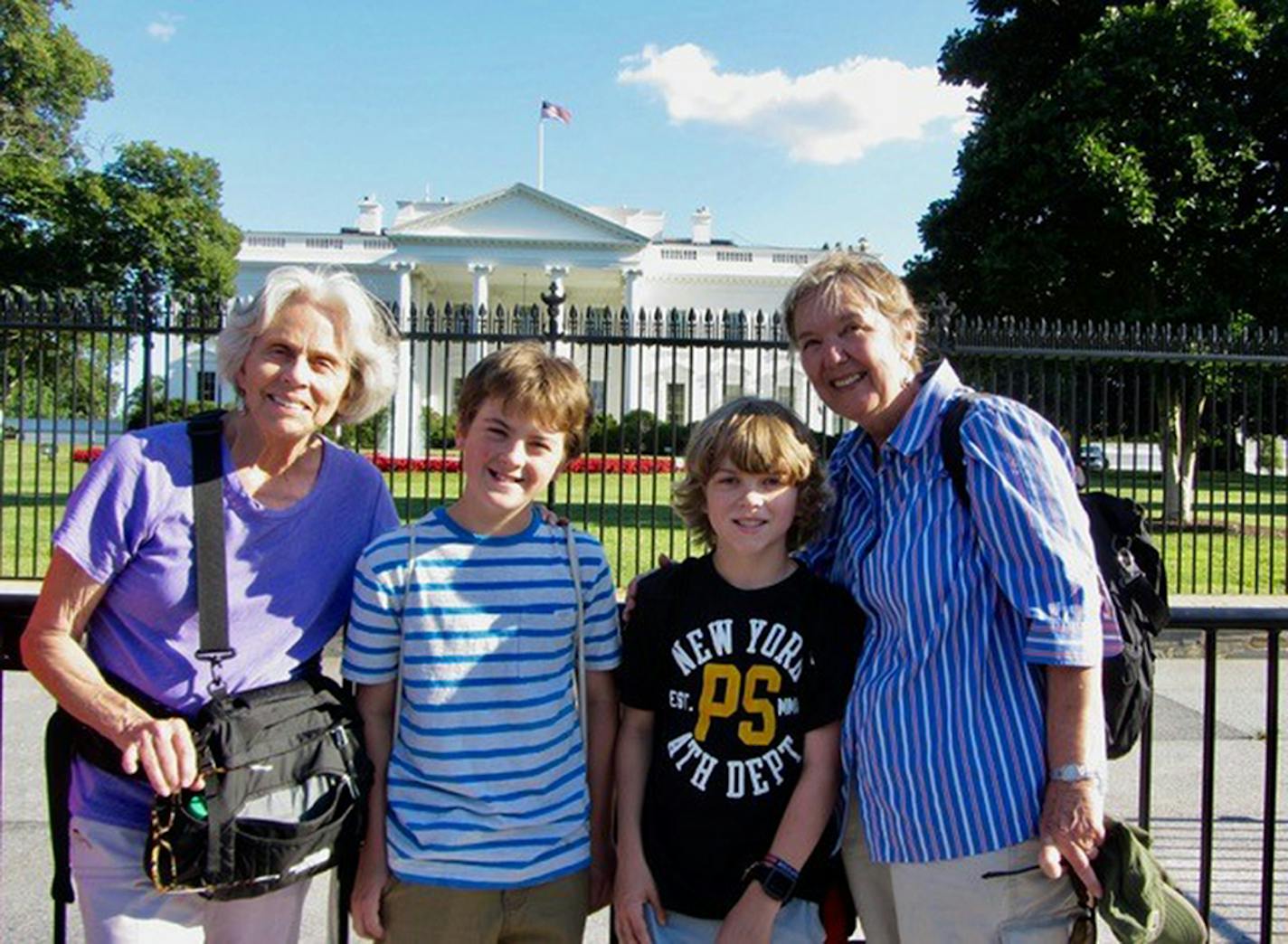 Provided
Katie Flannery, left, and Lil Heiland, with grandchildren Tanner and Lucas Rankin on a trip to Washinton, D.C.