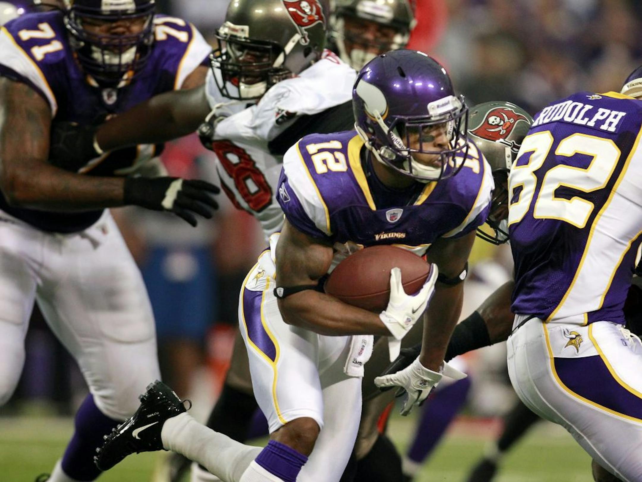 Vikings receiver Percy Harvin