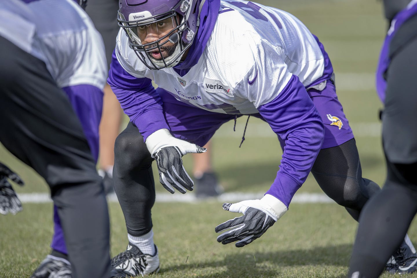 Minnesota Vikings Everson Griffin practiced with the team, Wednesday, October 24, 2018 at the Twin Cities Orthopedics Performance Center in Eagan, MN. ] ELIZABETH FLORES &#xef; liz.flores@startribune.com