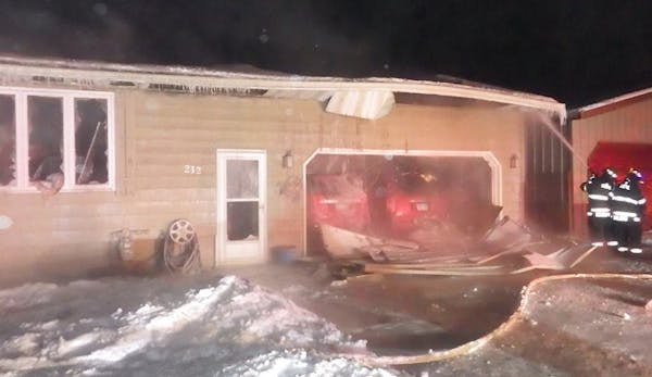 Firefighters battled this fatal house fire in Hibbing.