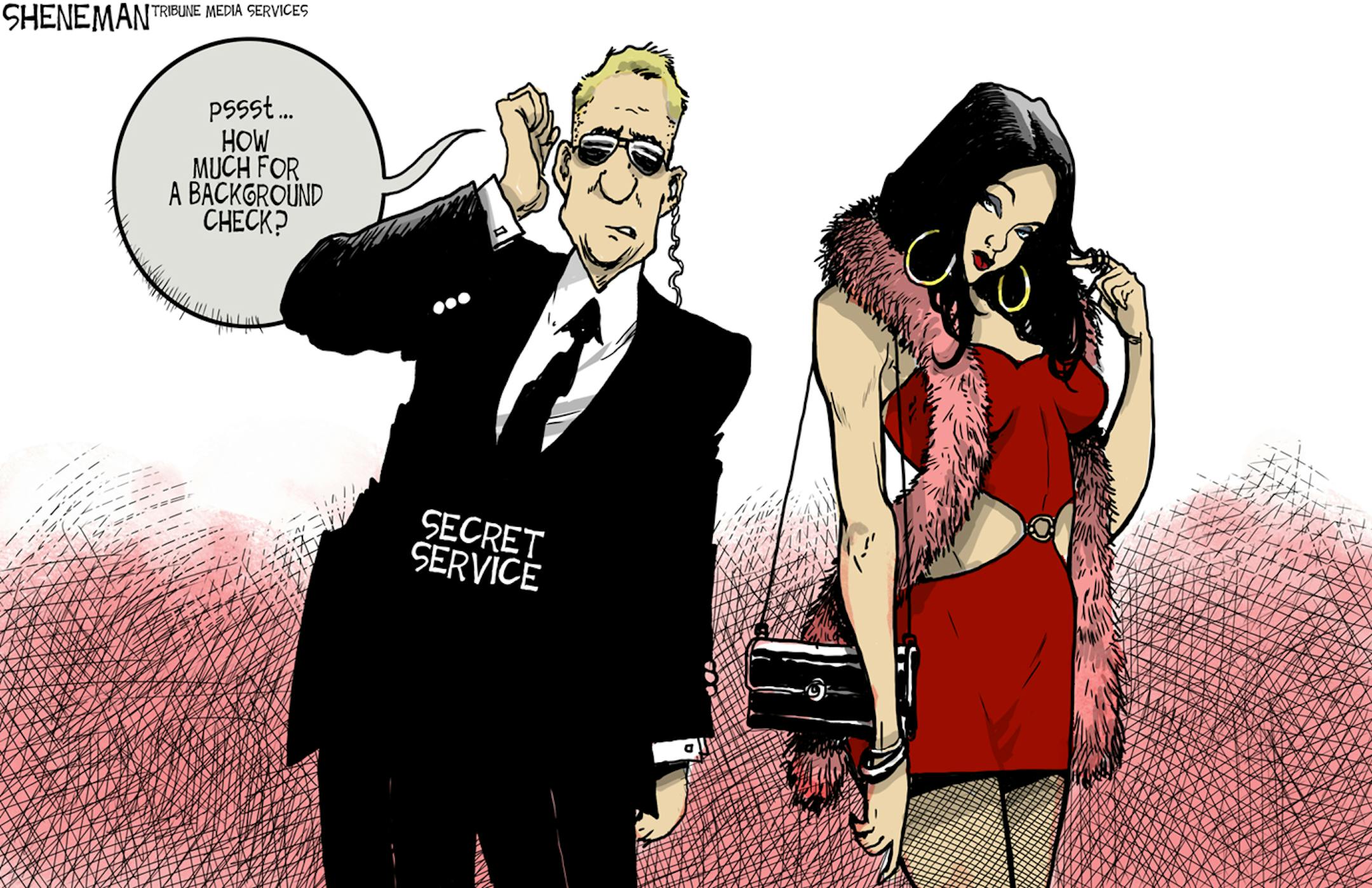 Editorial cartoon by Drew Sheneman.