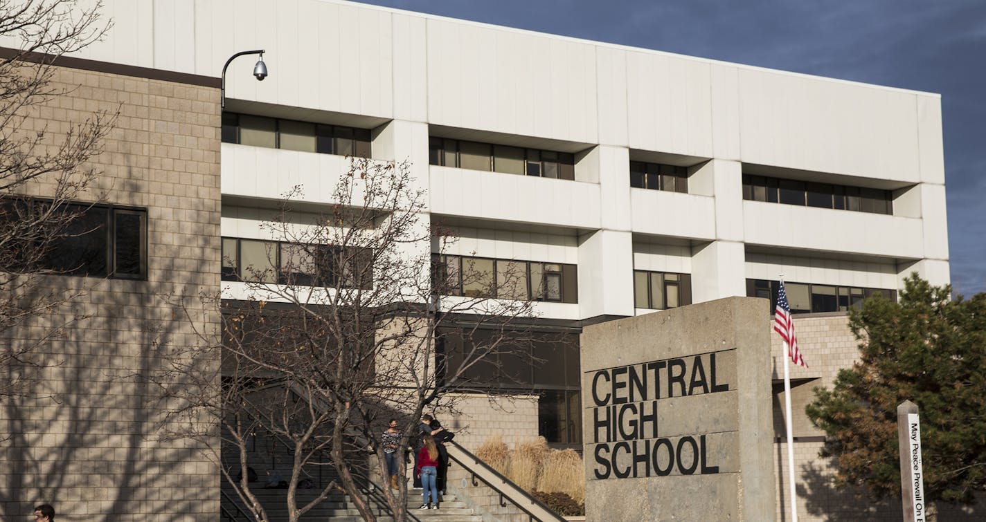 Central High School in St. Paul seen on Wednesday, December 9, 2015. ] (Leila Navidi/Star Tribune) leila.navidi@startribune.com ORG XMIT: MIN1512091647531375