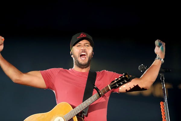 Luke Bryan will move inside after several outdoor gigs in Minnesota.