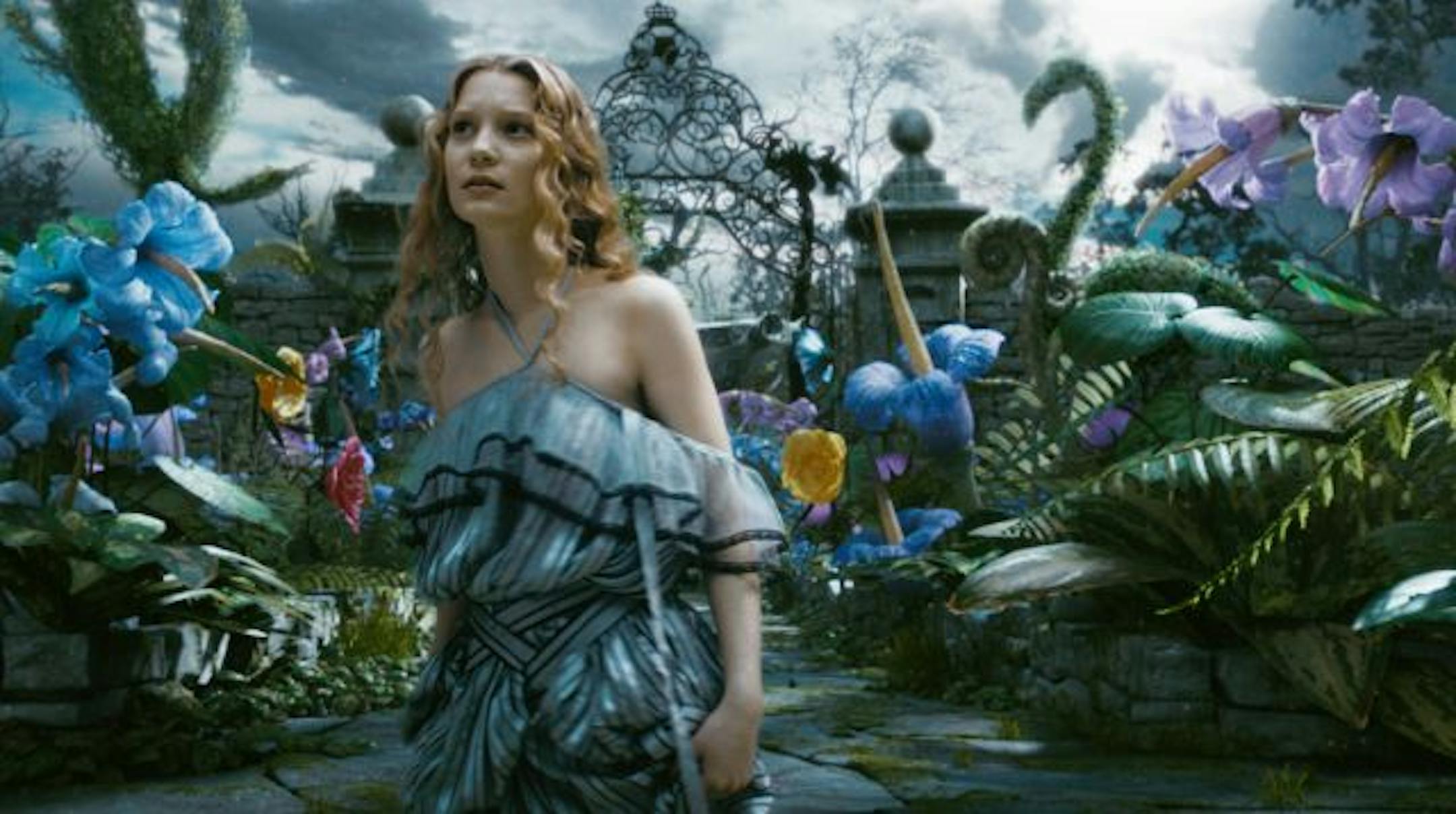 Mia Wasikowska stars in "Alice in Wonderland."
