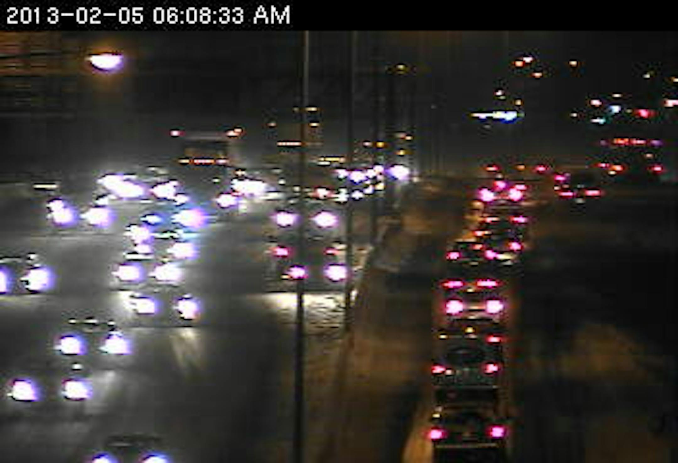 Crash on 35E at University Av. in St. Paul