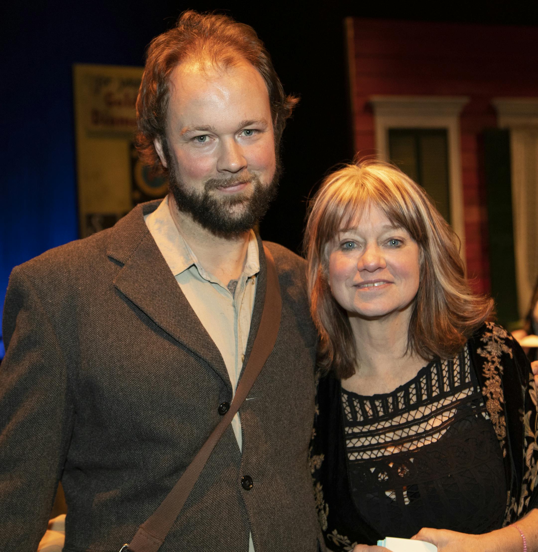 Nico Dornemann and director Jeanne Calvit.