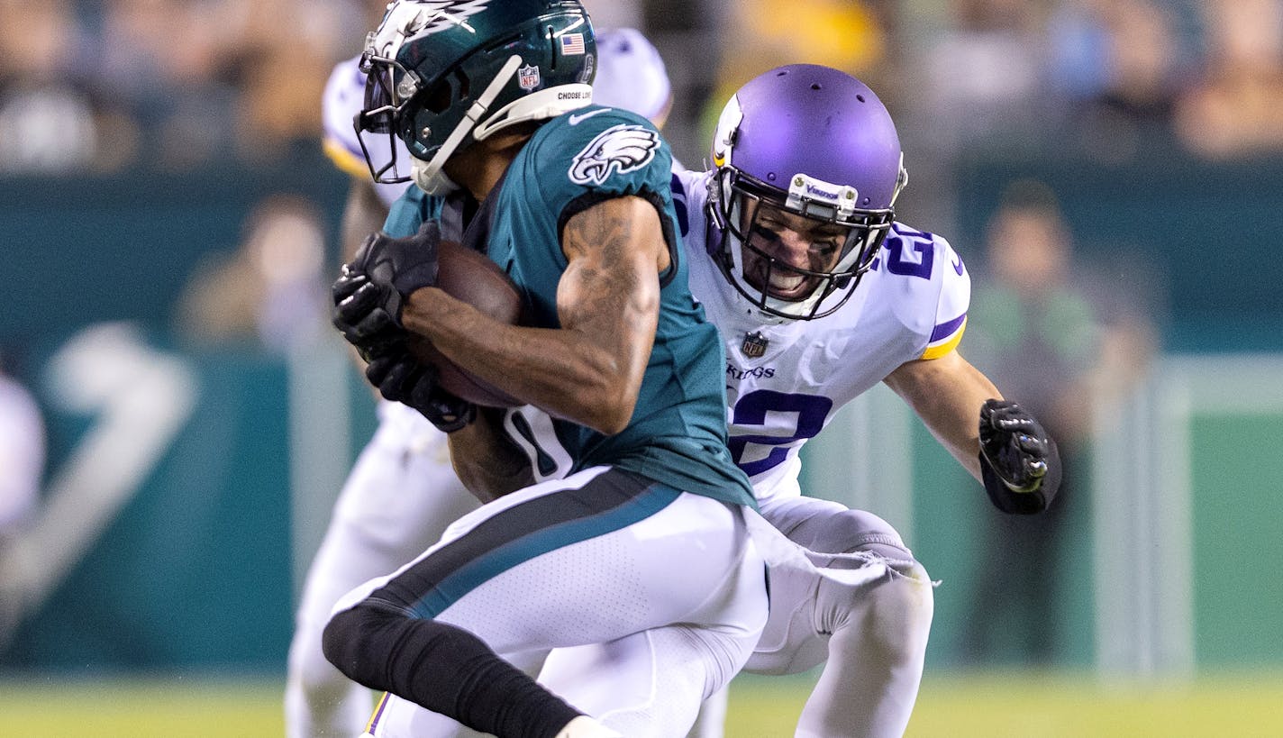 Harrison Smith of the Minnesota Vikings Monday, September 19, 2022, at Lincoln Financial Field in Philadelphia. ] CARLOS GONZALEZ • carlos.gonzalez@startribune.com