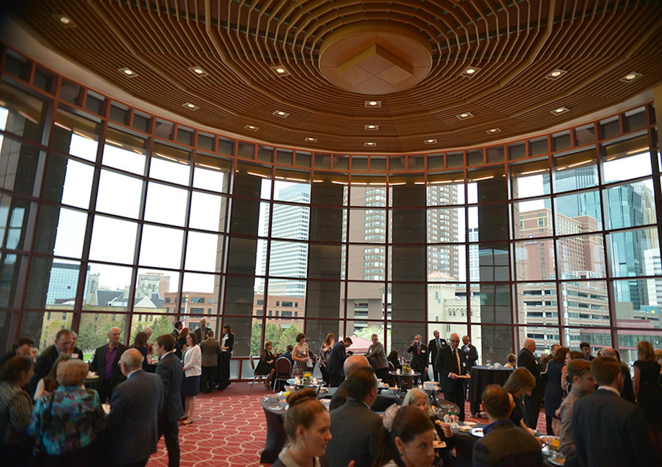 The PACER Center's annual invitation-only pre-party boasted hors d'oeuvres, cocktails, and mingling amongst top donors and sponsors in the Seasons Rotunda of the Minneapolis Convention Center.