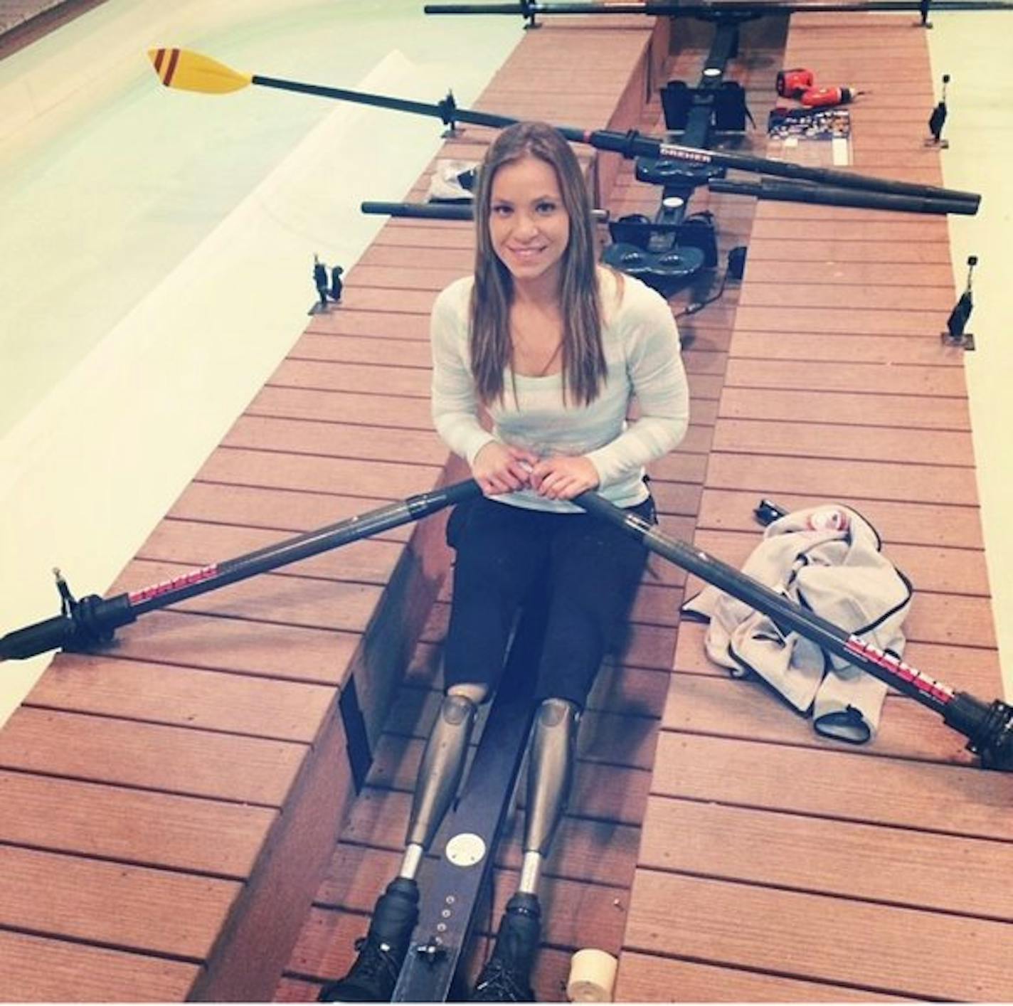 Soon after the Sochi Games in 2014, I got to test a high-tech rowing rig for able-bodied athletes. I couldn't help but think that para-athletes would really appreciate having the same kind of sophisticated equipment. But availability, expense, and access are still huge obstacles for para-athletes. Courtesy of author